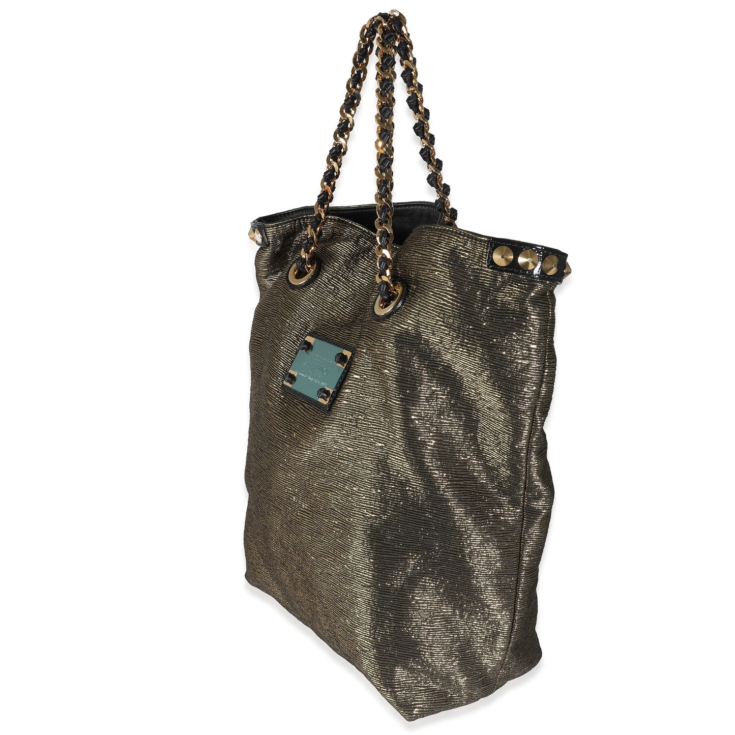 Louis Vuitton Metallic Gold Jacquard Double Jeu Tote