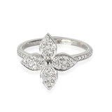 Louis Vuitton Star Blossom Ring in 18K White Gold 0.3 CTW