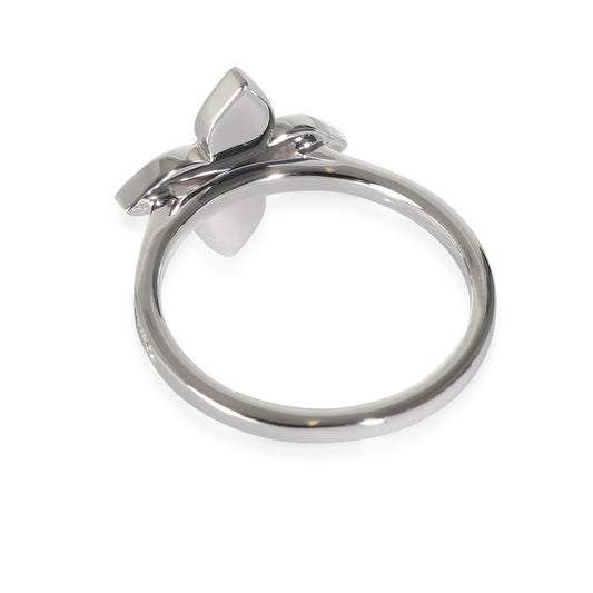 Louis Vuitton Star Blossom Ring in 18K White Gold 0.3 CTW