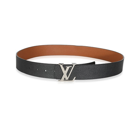 Louis Vuitton Louis Vuitton Black Tan Leather Reversible LV Initiales 40MM Belt 90/36