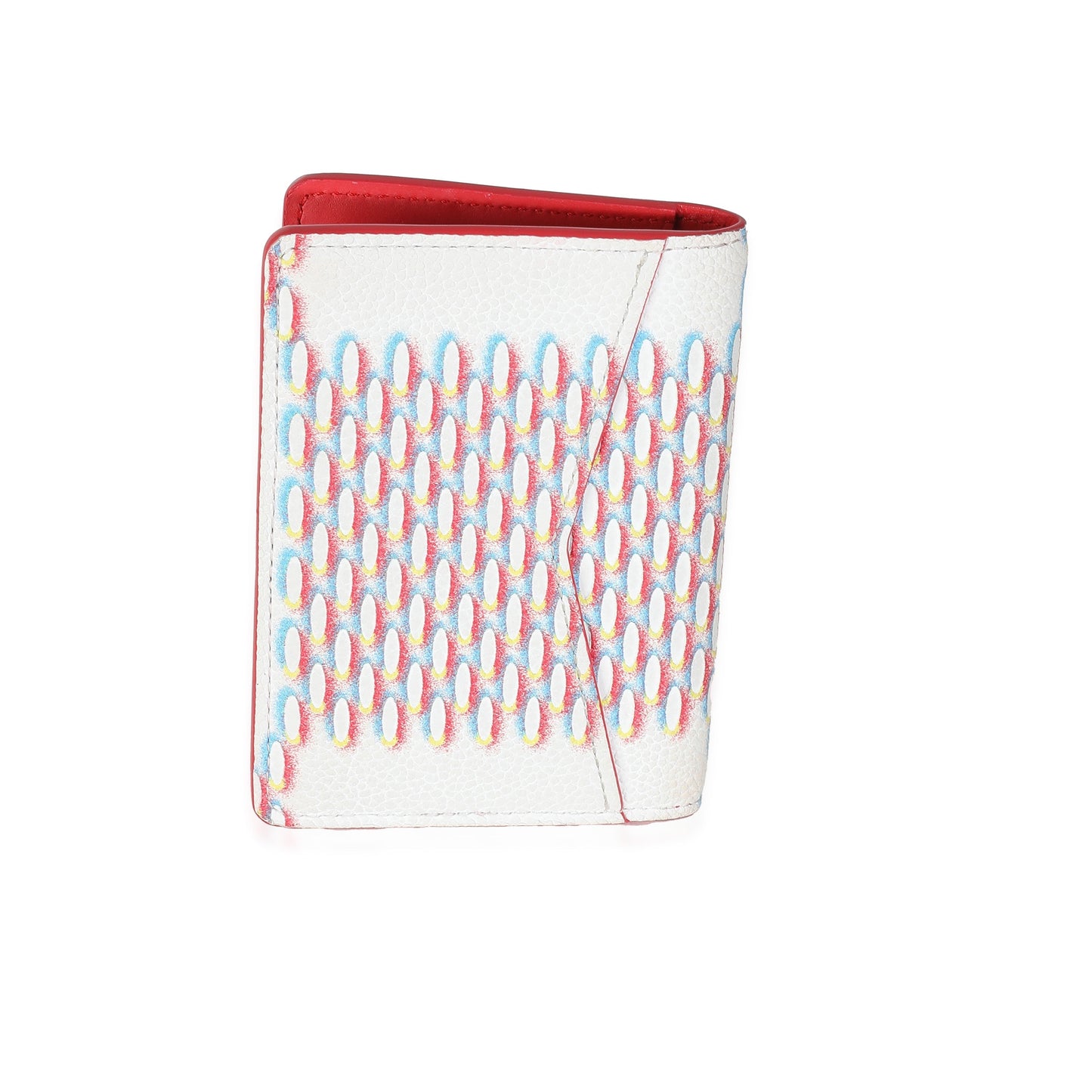 Louis Vuitton Red White Blue Leather Damier Spray Pocket Organizer
