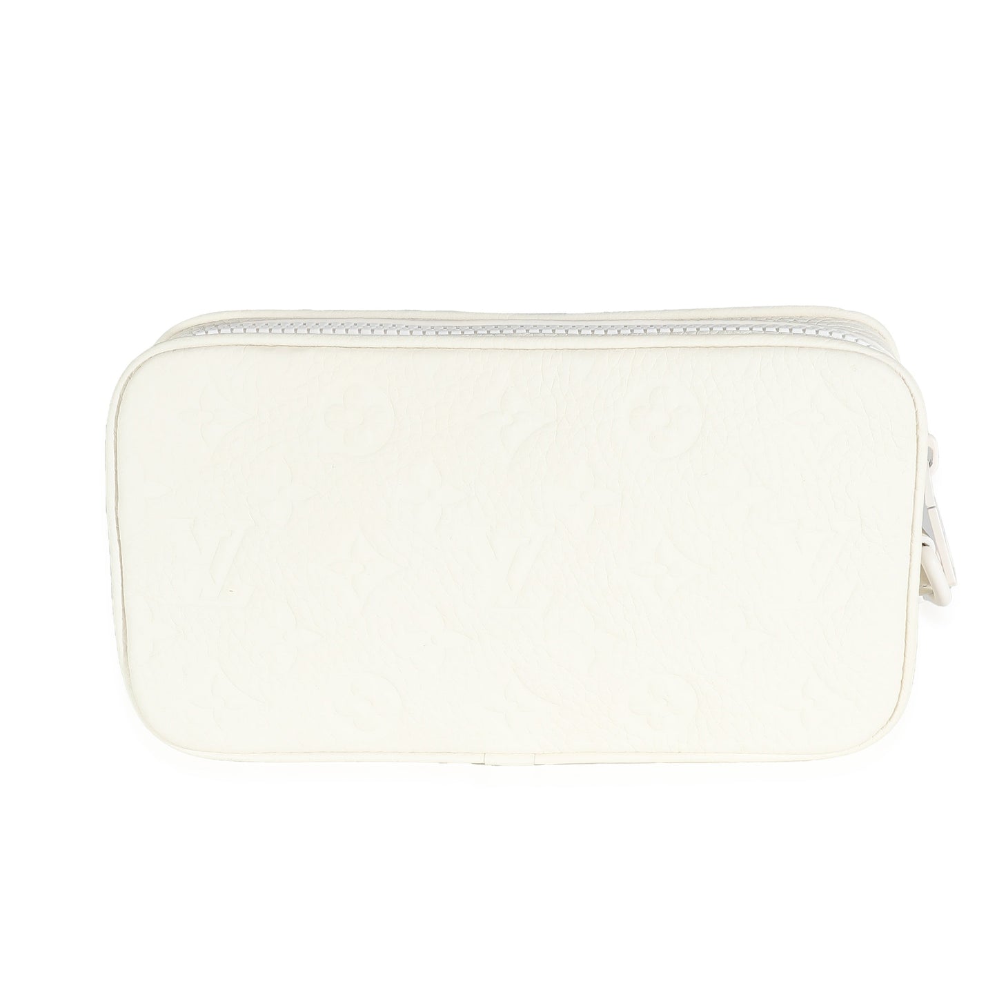 Louis Vuitton White Monogram Taurillon Pochette Volga
