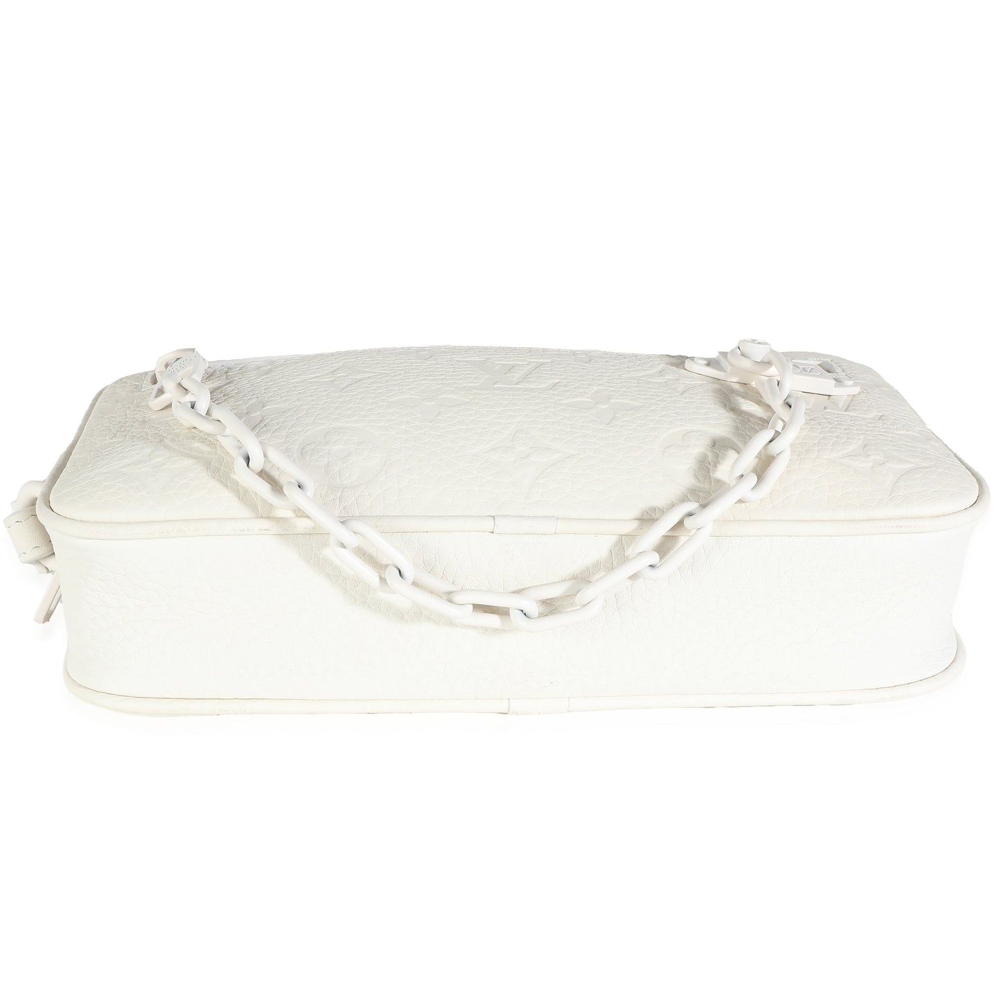 Louis Vuitton White Monogram Taurillon Pochette Volga