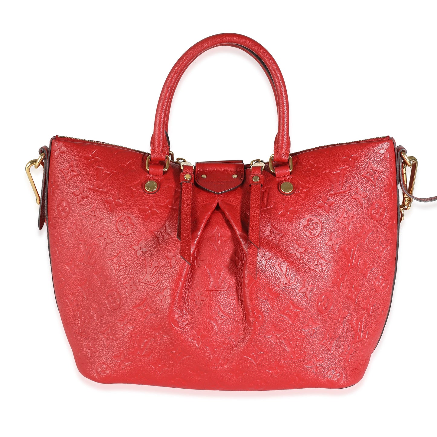 Louis Vuitton Louis Vuitton Cherry Red Monogram Empreinte Mazarine MM