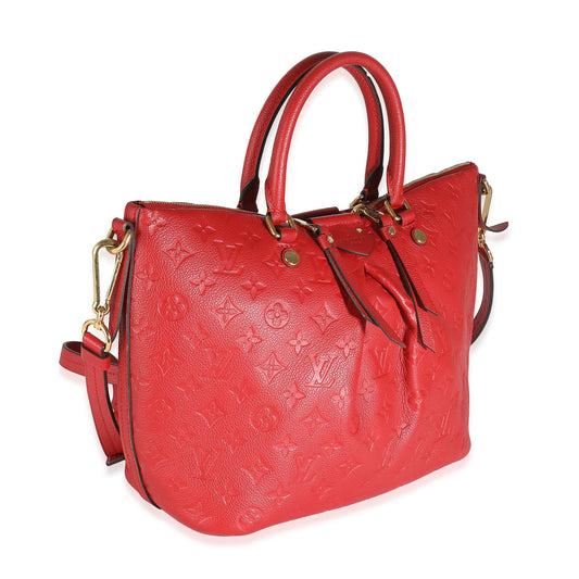 Louis Vuitton Louis Vuitton Cherry Red Monogram Empreinte Mazarine MM