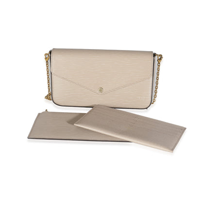 Louis Vuitton Louis Vuitton Galet Epi Felicie Pochette
