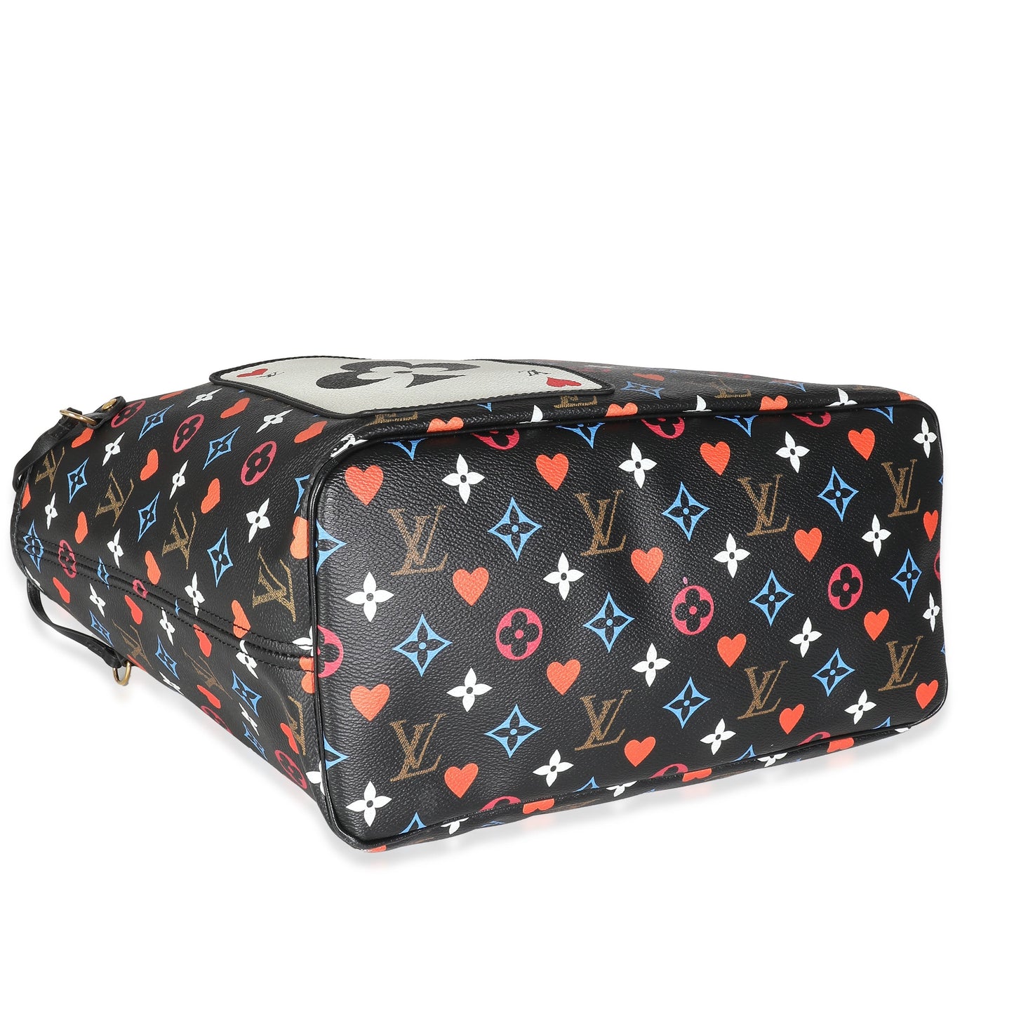 Louis Vuitton Black Monogram Multicolor Canvas Game On Neverfull MM