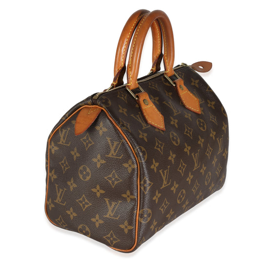 Louis Vuitton Louis Vuitton Monogram Canvas Speedy 25