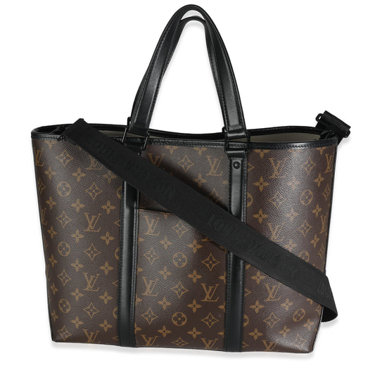 Louis Vuitton Louis Vuitton Monogram Macassar Canvas Weekend Tote
