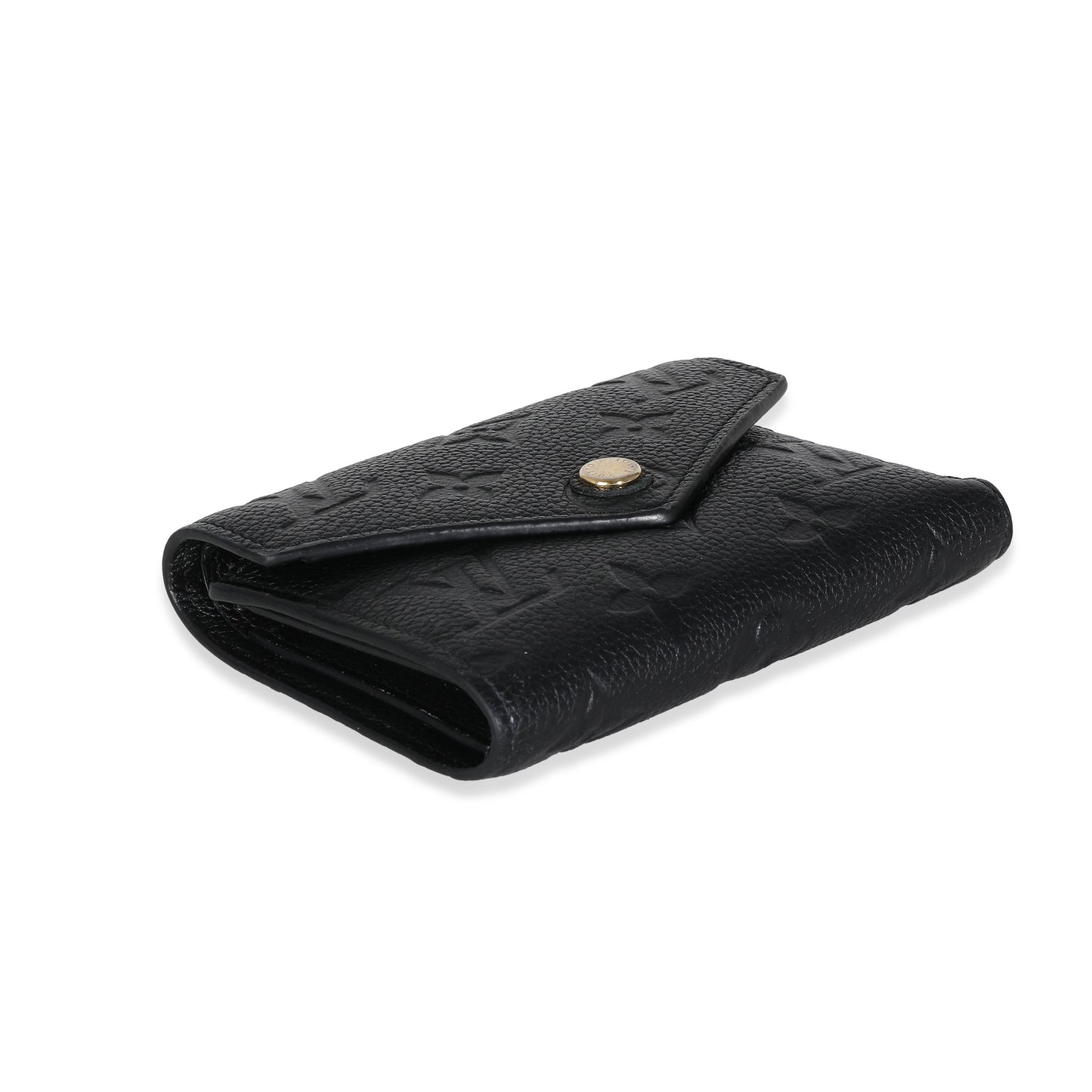 Louis Vuitton Black Empreinte Victorine Wallet