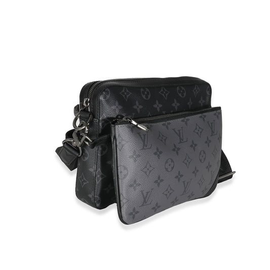 Louis Vuitton Louis Vuitton Monogram Reverse Eclipse Trio Messenger