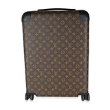 Louis Vuitton Black Monogram Macassar Canvas Horizon 55