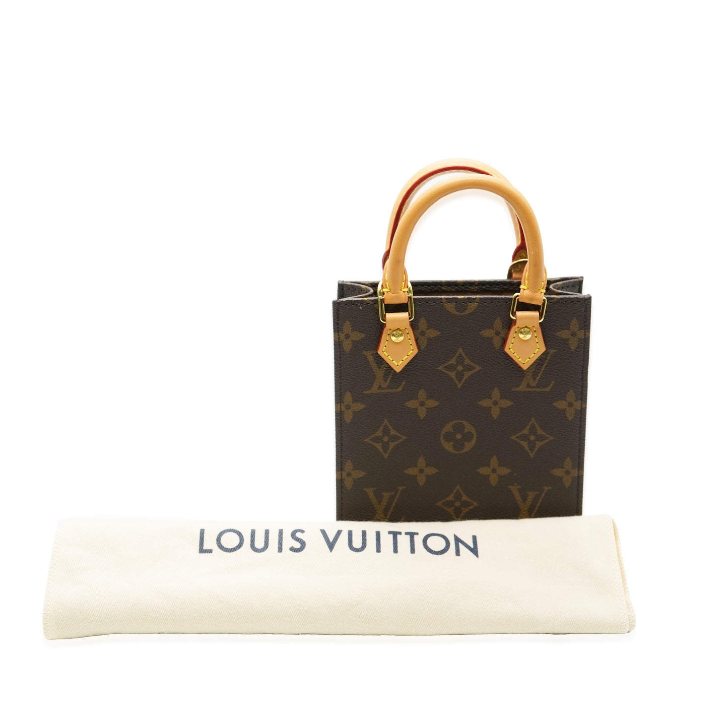 Louis Vuitton Brown Monogram Canvas Petit Sac Plat