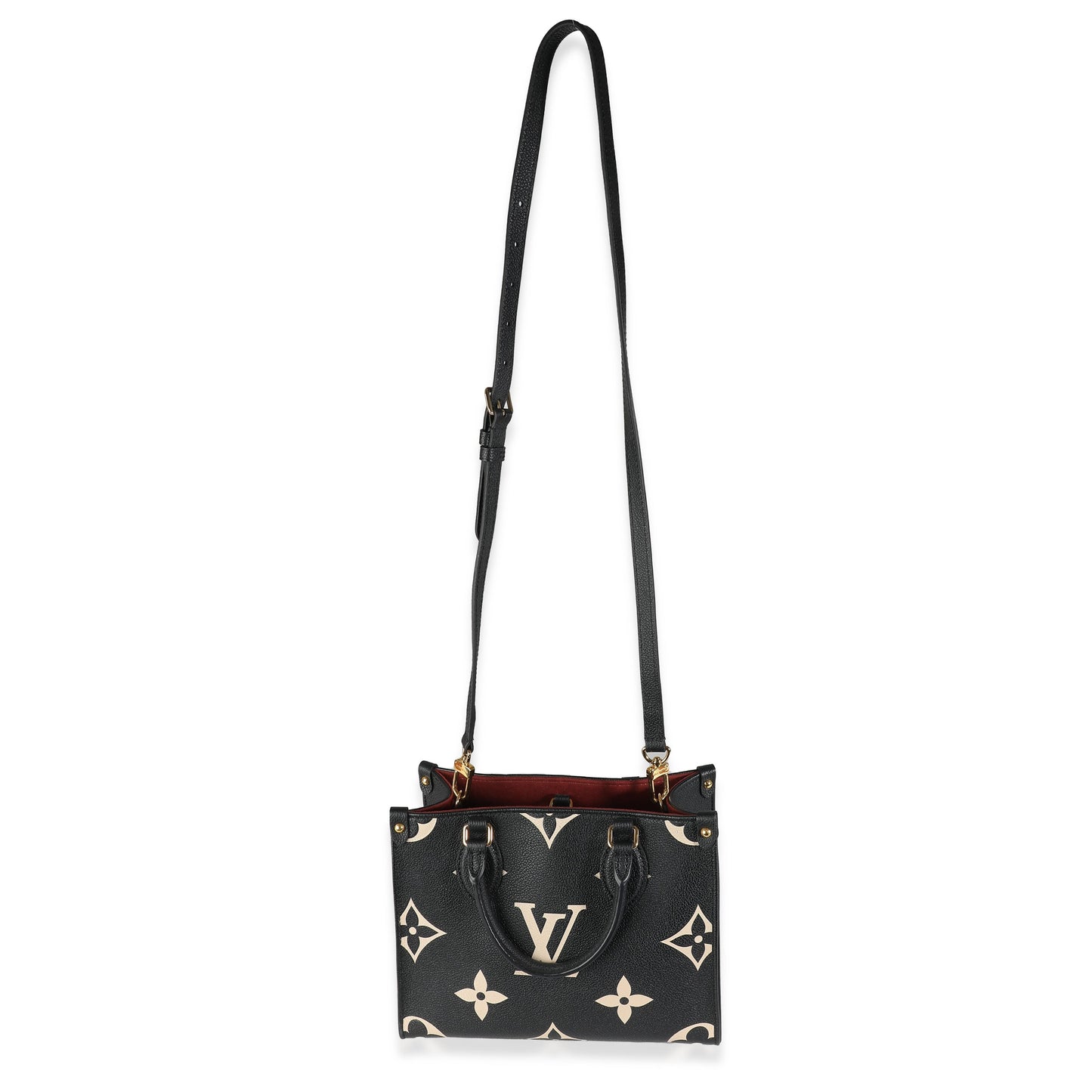 Louis Vuitton Louis Vuitton Black Beige Giant Monogram Empreinte Onthego PM