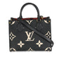 Louis Vuitton Louis Vuitton Black Beige Giant Monogram Empreinte Onthego PM