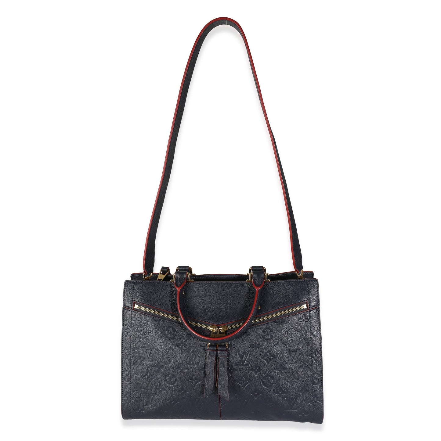 Louis Vuitton Marine Rouge Monogram Empreinte Sully MM