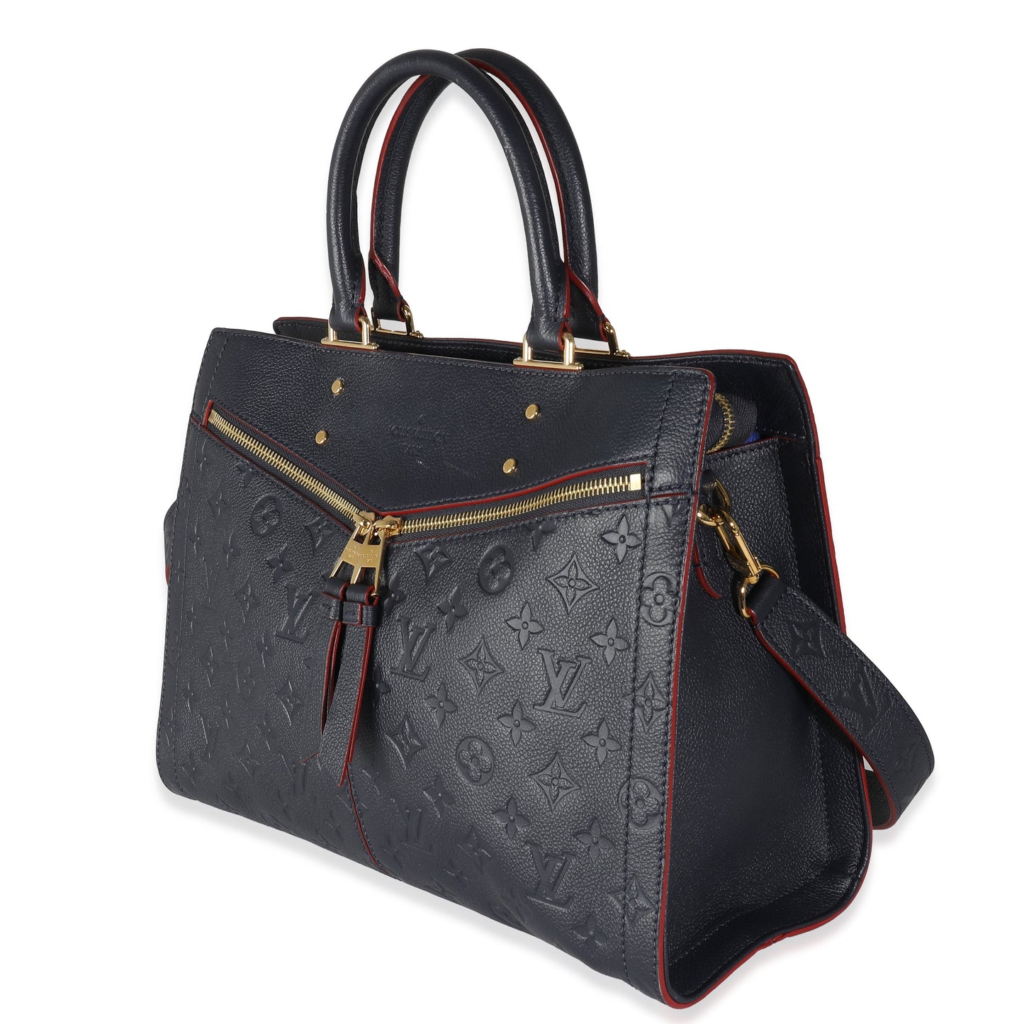 Louis Vuitton Marine Rouge Monogram Empreinte Sully MM