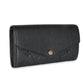 Louis Vuitton Black Monogram Empreinte Sarah Wallet