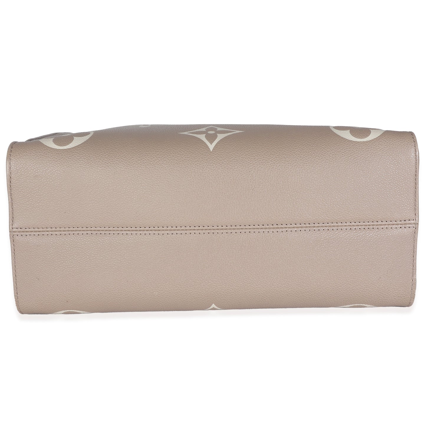 Louis Vuitton Tourterelle Creme Giant Monogram Empreinte Onthego MM