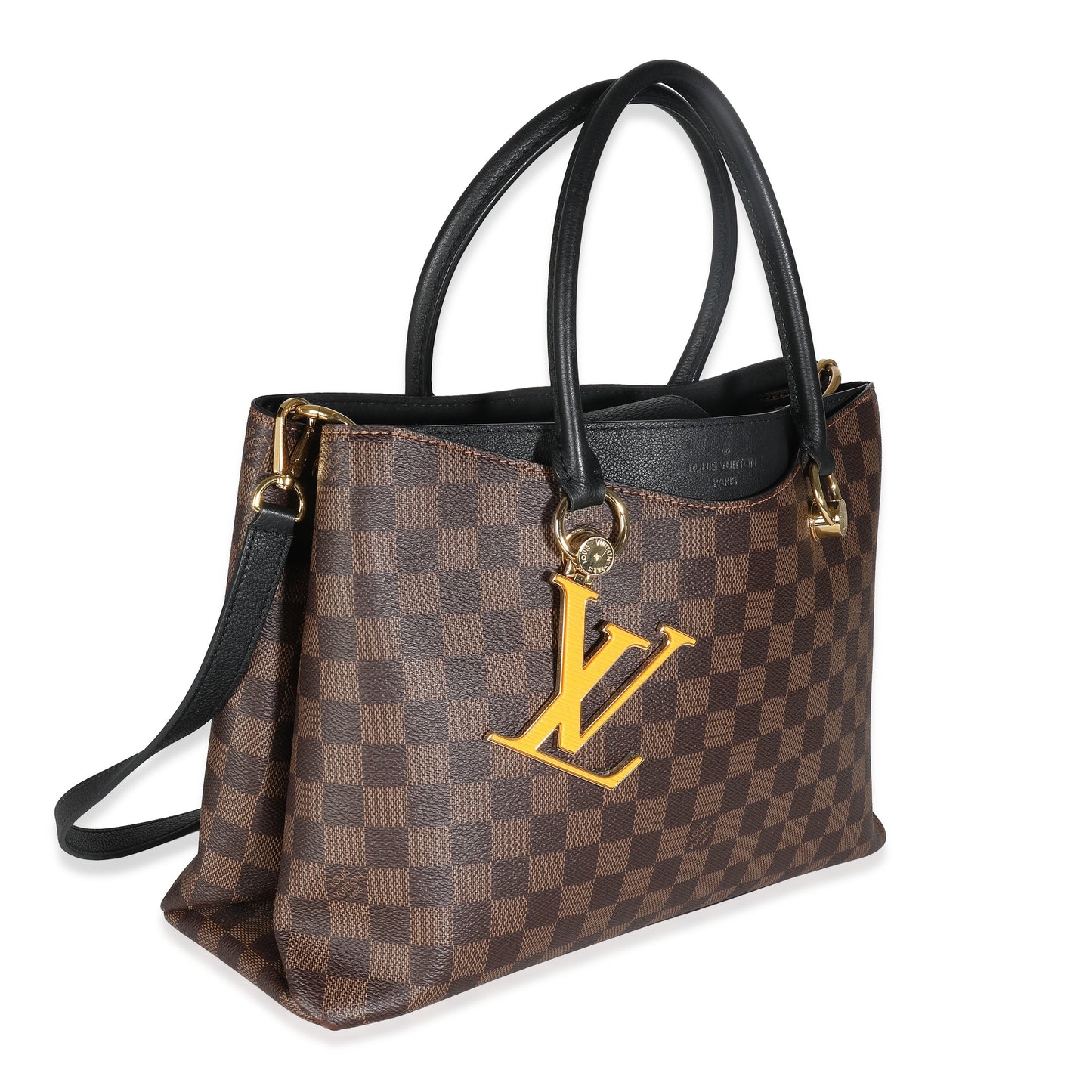 Louis Vuitton Louis Vuitton Black Damier Ebene Canvas LV Riverside Tote