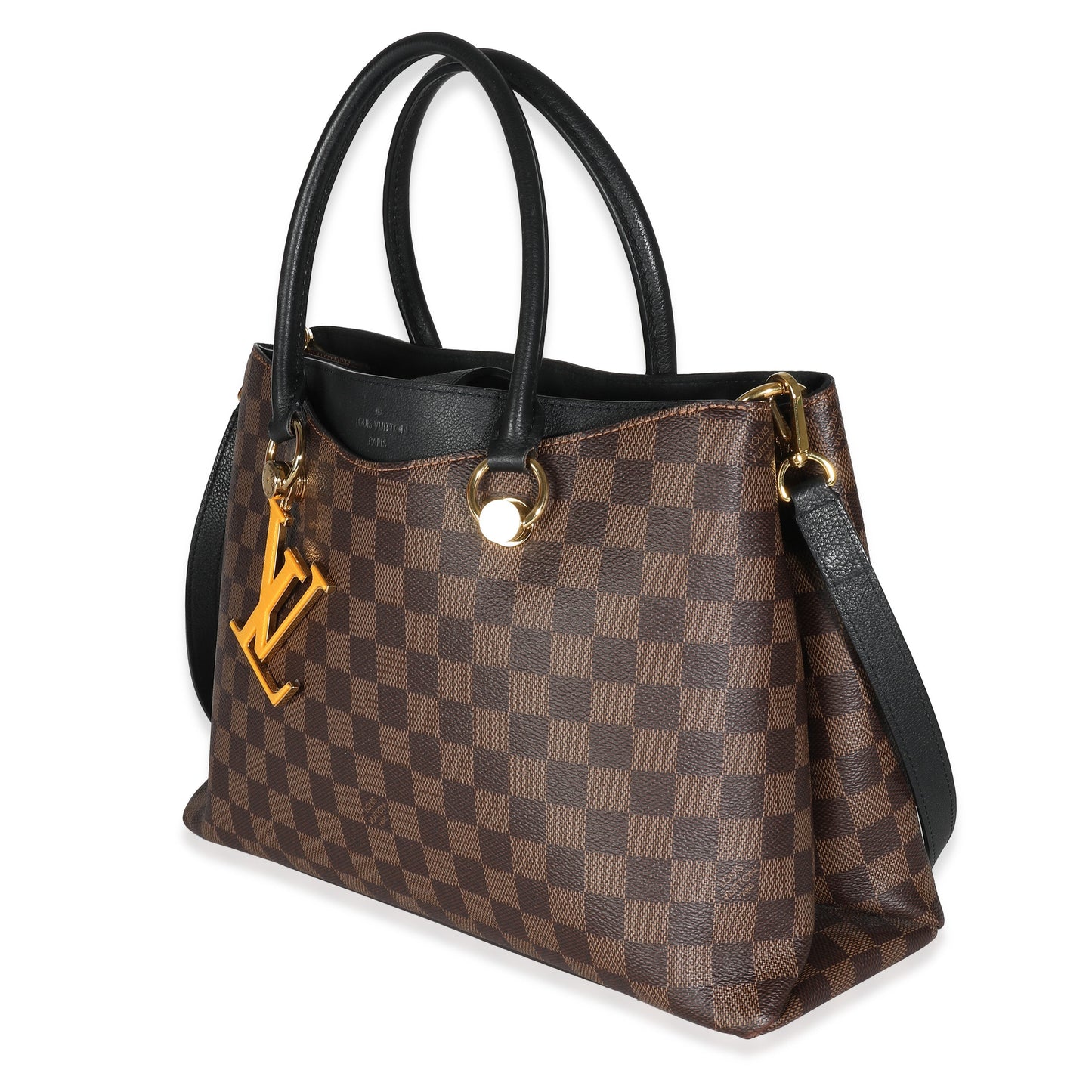 Louis Vuitton Louis Vuitton Black Damier Ebene Canvas LV Riverside Tote