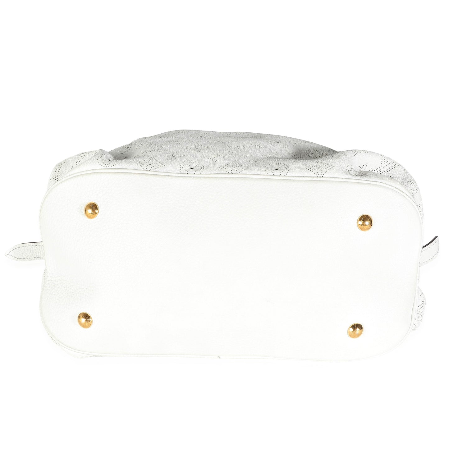 Louis Vuitton White Monogram Mahina XL Hobo