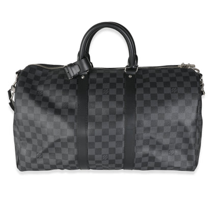 Louis Vuitton Damier Graphite Canvas Keepall Bandouliere 45