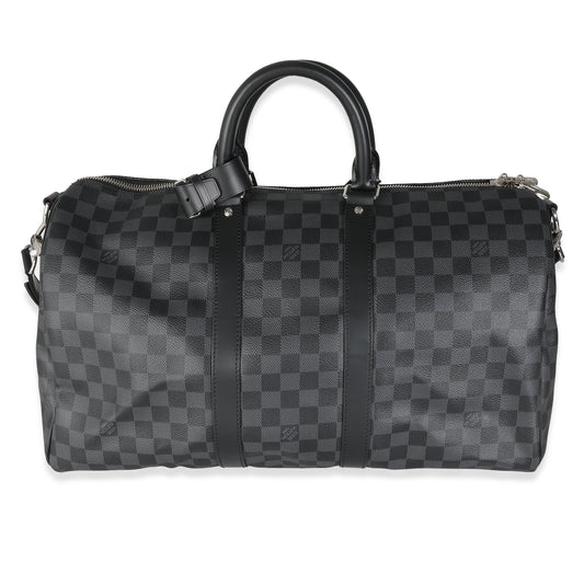 Louis Vuitton Damier Graphite Canvas Keepall Bandouliere 45