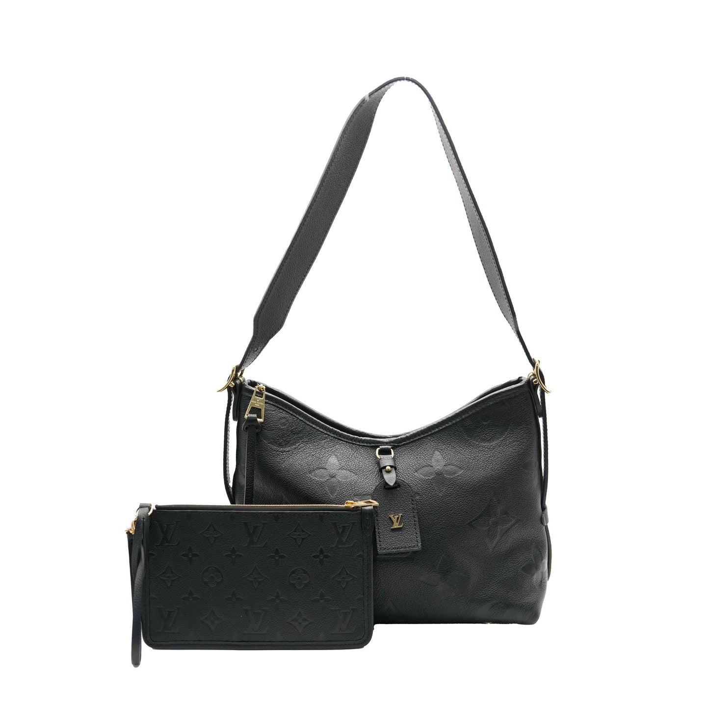 Louis Vuitton Black Empreinte Carryall PM
