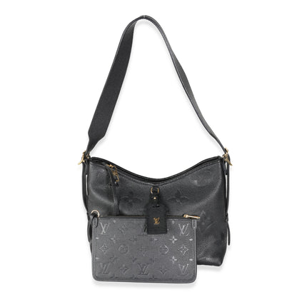 Louis Vuitton Black Empreinte Carryall PM