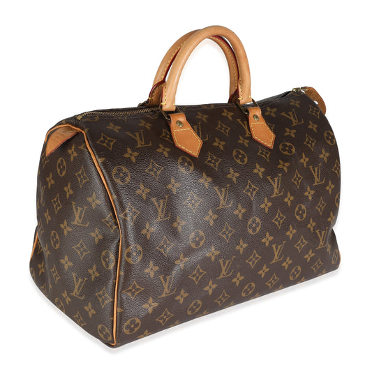 Louis Vuitton Monogram Canvas Speedy 35