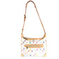 Louis Vuitton White Monogram Multicolor Canvas Boulogne