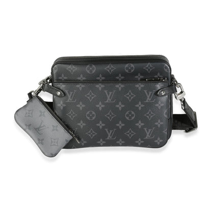 Louis Vuitton Reverse Monogram Eclipse Canvas Trio Messenger
