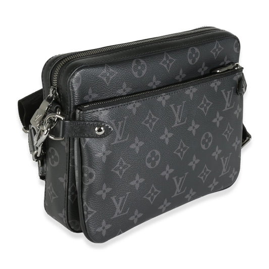 Louis Vuitton Reverse Monogram Eclipse Canvas Trio Messenger