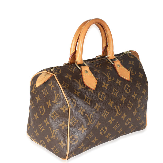 Louis Vuitton Monogram Canvas Speedy 25