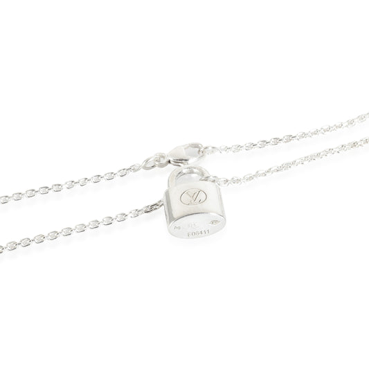 Louis Vuitton Lockit Pendant in Sterling Silver
