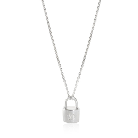 Louis Vuitton Lockit Pendant in Sterling Silver