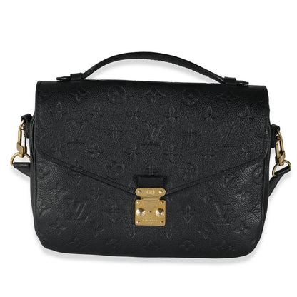 Louis Vuitton Black Empreinte Pochette Metis