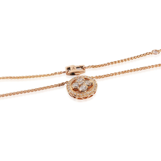 Louis Vuitton Blossom Fashion Pendant in 18k Rose Gold 0.5 CTW