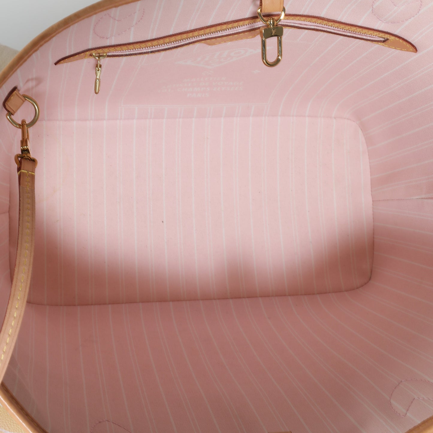 Louis Vuitton Pink Monogram Giant Canvas By The Pool Neverfull MM