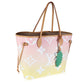 Louis Vuitton Pink Monogram Giant Canvas By The Pool Neverfull MM