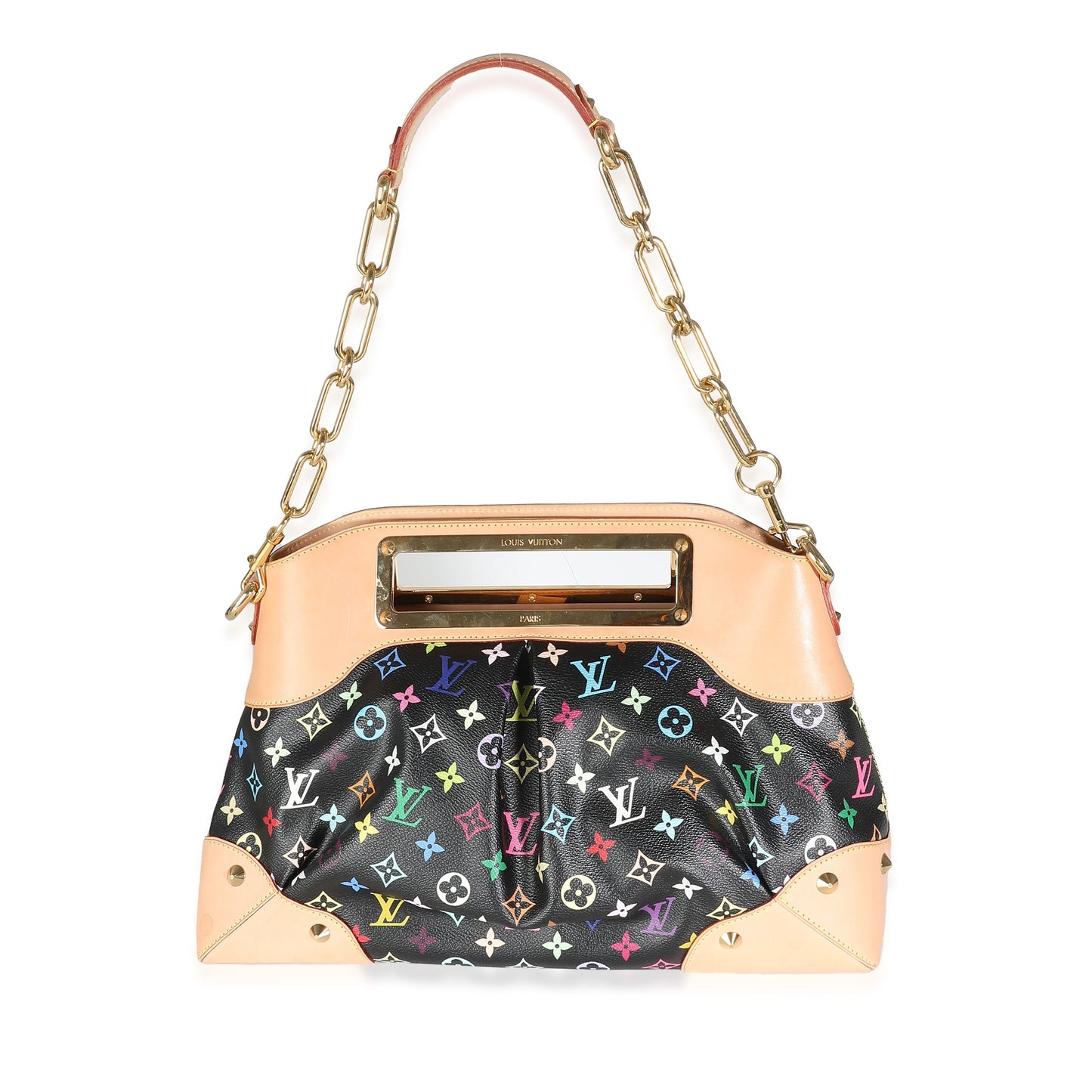 Louis Vuitton Black Monogram Multicolore Canvas Judy MM