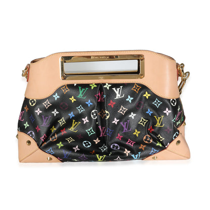 Louis Vuitton Black Monogram Multicolore Canvas Judy MM