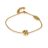 Louis Vuitton LV & Me Gold Tone Bracelet, Letter S