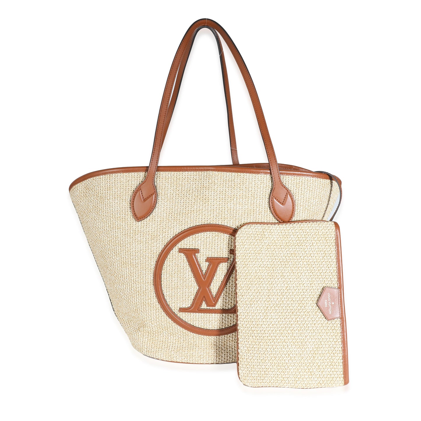 Louis Vuitton Caramel Raffia Saint Jacques Tote