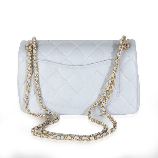 Chanel Lilac Quilted Lambskin Woven CC Full Flap Bag