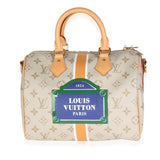 Louis Vuitton Beige Ocher Monopaname Canvas Speedy Bandouliere 25