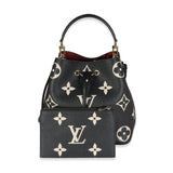 Louis Vuitton Black Beige Giant Empreinte NeoNoe MM