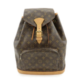 Louis Vuitton Monogram Montsouris GM Backpack Brown M51135
