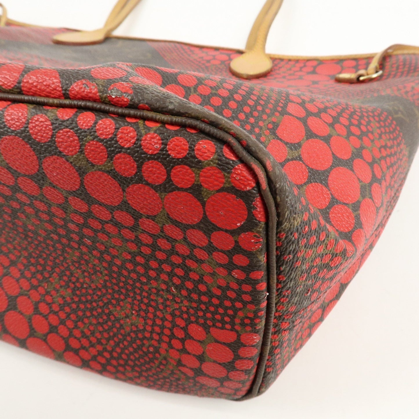 Louis Vuitton Rouge Pumpkin Dots Yayoi Kusama Neverfull MM M40686